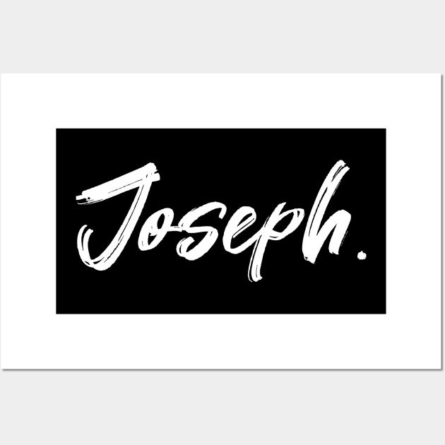 Name Joseph T-shirt Wall Art by CanCreate